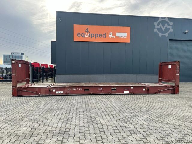 Lapos konténerek CIMC 40FT FLATRACK FLUSH FOLDING / CSC: 10/2027 / 10...