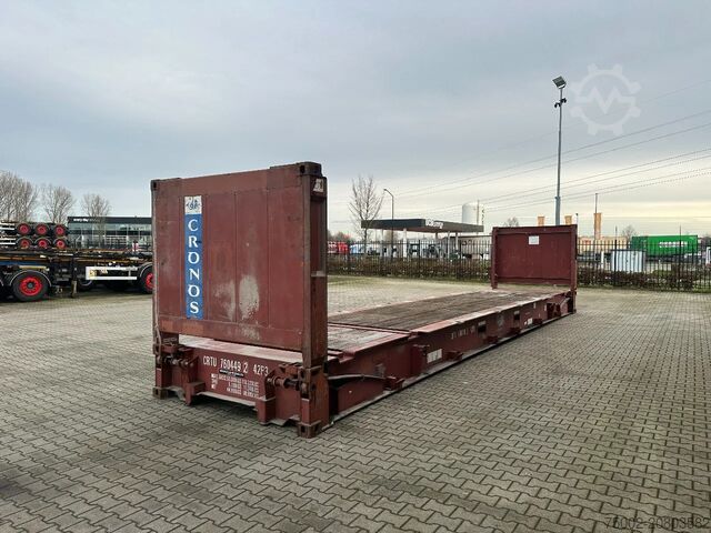 Lapos konténerek CIMC 40FT FLATRACK FLUSH FOLDING / CSC: 10/2027 / 10...