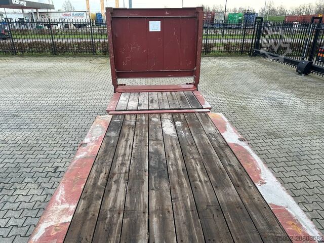 Lapos konténerek CIMC 40FT FLATRACK FLUSH FOLDING / CSC: 10/2027 / 10...
