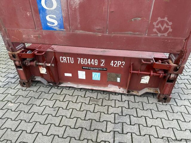 Lapos konténerek CIMC 40FT FLATRACK FLUSH FOLDING / CSC: 10/2027 / 10...