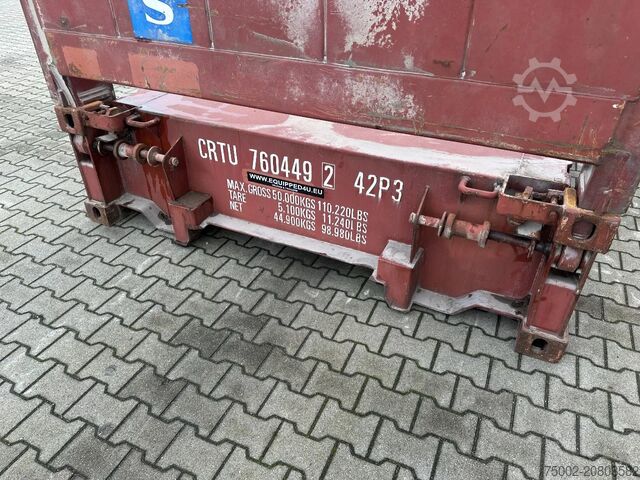 Lapos konténerek CIMC 40FT FLATRACK FLUSH FOLDING / CSC: 10/2027 / 10...