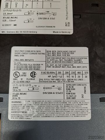 Modul de siguranță 24V AC/DC 21C 8-32A SIRIUS Siemens 3RA6120-2EB32