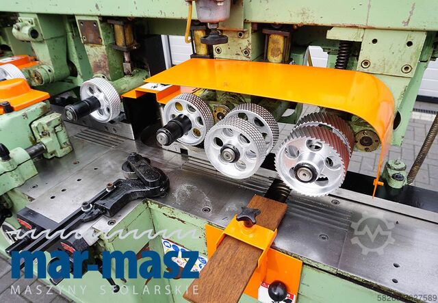 Vierzijdige schaafmachine met 7 koppen WEINIG