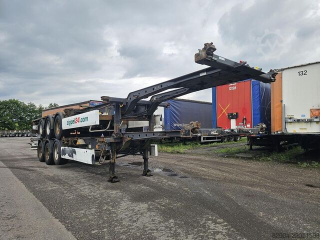 Transport av containrar Krone sd- fixed 40 foot chassis - with 2 x 20 foot co...