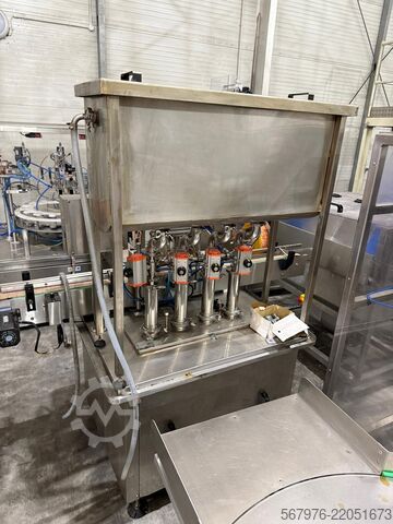 Italgyártó gép Chinese 4-Head Filler with Gating System and Touch-Screen Controls