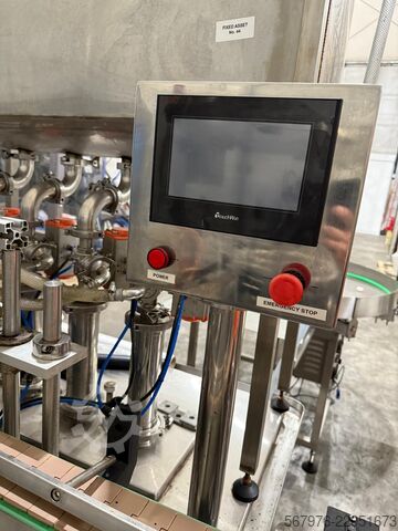 Italgyártó gép Chinese 4-Head Filler with Gating System and Touch-Screen Controls