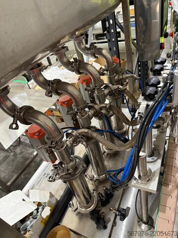 Italgyártó gép Chinese 4-Head Filler with Gating System and Touch-Screen Controls