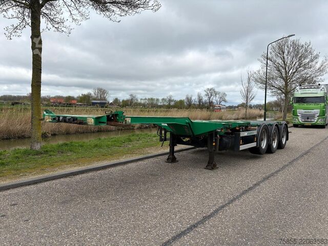 Transportul de containere D-Tec FT-43-03V Multi / Lift-axle / APK-TÜV 01-2027