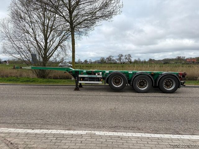 Transportul de containere D-Tec FT-43-03V Multi / Lift-axle / APK-TÜV 01-2027