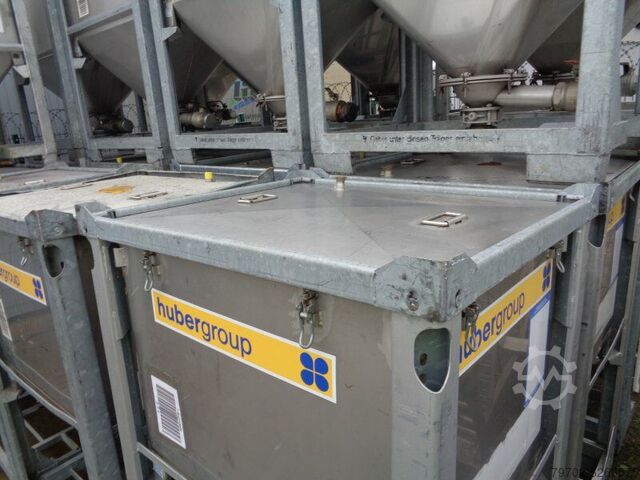 1000 L Edelstahl Transportcontainer IBC