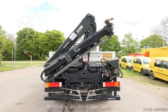 Transporter mit Kipper mercedes-benz Vario 816D mit Ladekran 3 Sitzer Standheizung HIAB XS 055 DUO - AHK