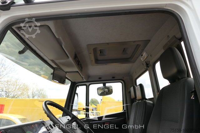 Transporter mit Kipper mercedes-benz Vario 816D mit Ladekran 3 Sitzer Standheizung HIAB XS 055 DUO - AHK