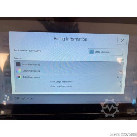 Xerox AltaLink C8255 MFP serienummer Xerox Xerox AltaLink C8255 MFP Seriennummer