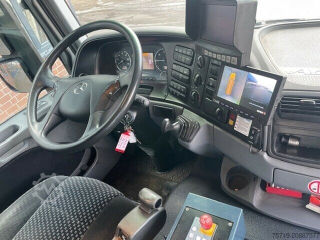 Garbage truck Mercedes-Benz 2541 8x2 Actros HN-Schörling/Hiab Kran/Altglas