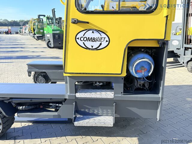 4-vejs gaffeltruck Combilift C5000XL GAS DUPLEX 6000MM POSITIONER