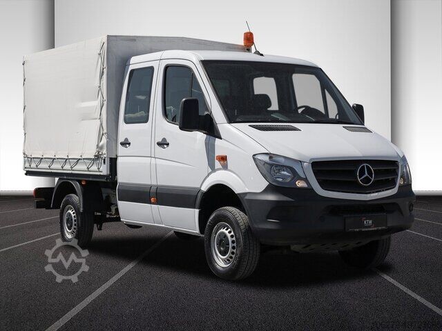 Gardinsided kassevogn Mercedes-Benz Sprinter 316CDI DOKA,Allrad,AHK,TCO,Standhzg.