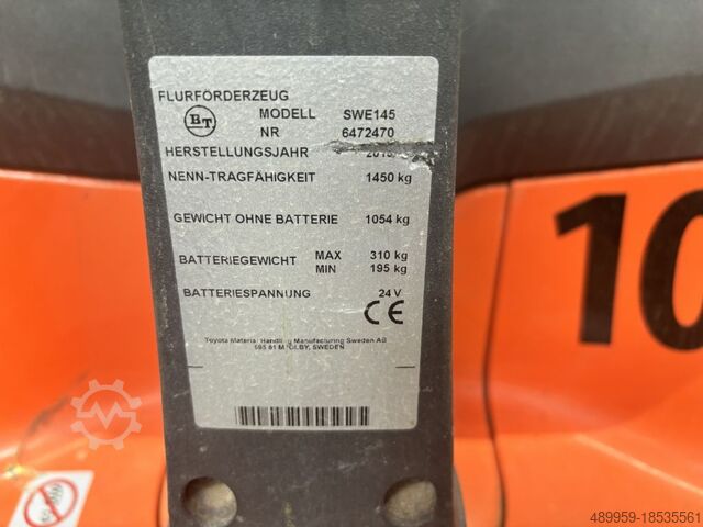 Hoogheffende truck BT Hochhubwagen SWE 145