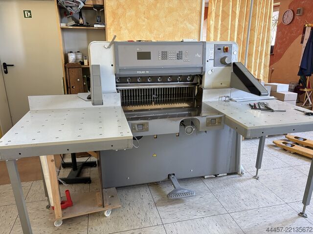 Kağıt kesme makinesi Polar 78-ES