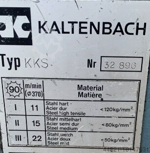 Koude cirkelzaag KALTENBACH KKS 400