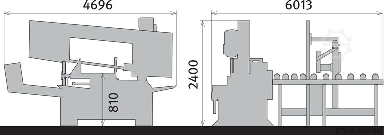  METALLKRAFT HMBS 540 CNC X DG 2000 HORIZONT