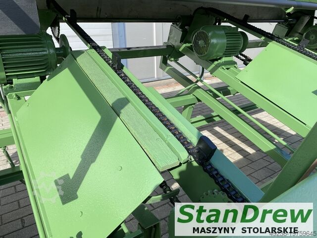 Trefoldig formatsav til paller