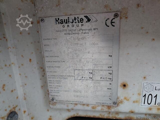 Podnośnik nożycowy Haulotte COMPACT 10 DX