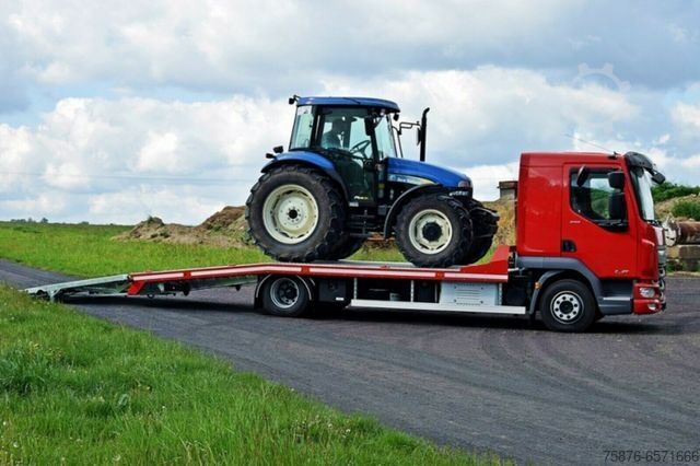 Autószállító teherautó DAF LF 210 FA G10 Maschinentransporter 620x245