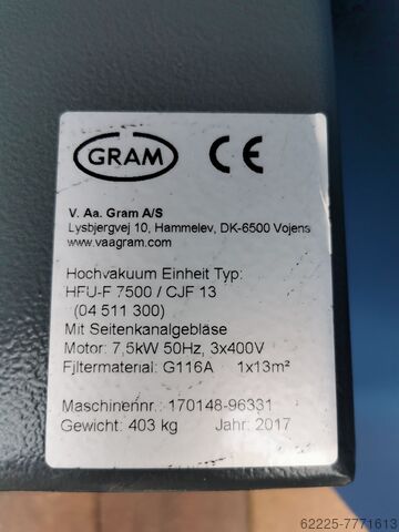 Hoover, hogedrukunit Gram / Vaupel HFU-F 7500 / CJF 13