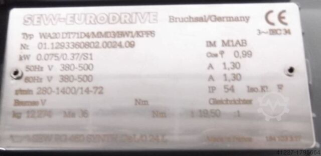 Bande transporteuse Grenzebach mit Frequenzumrichter