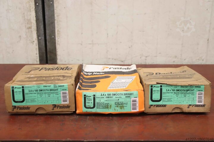 Stripspijkers 3 dozen Paslode 3,4 x 100 Smooth Bright