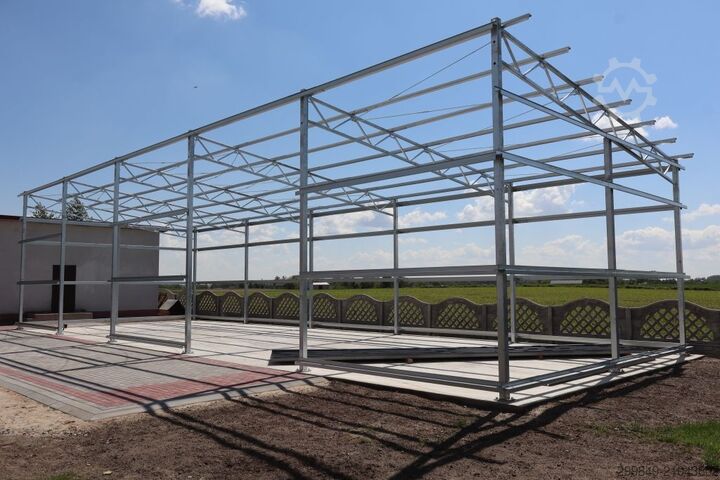 7x32 galvaniserad stålkonstruktion för hall BATOR 7m Konstrukcja stalowa