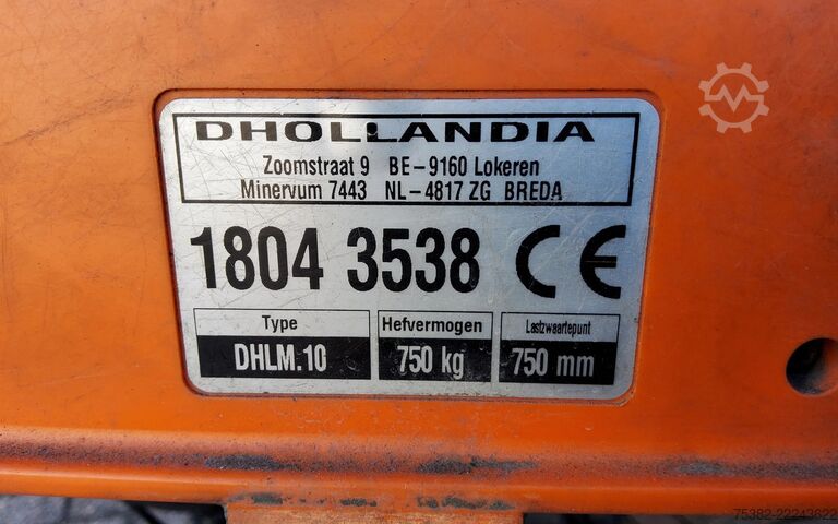 Panelvan CITYBOX LAADBAK - D'HOLLANDIA LAADKLEP 750 KG. + ZIJDEUR