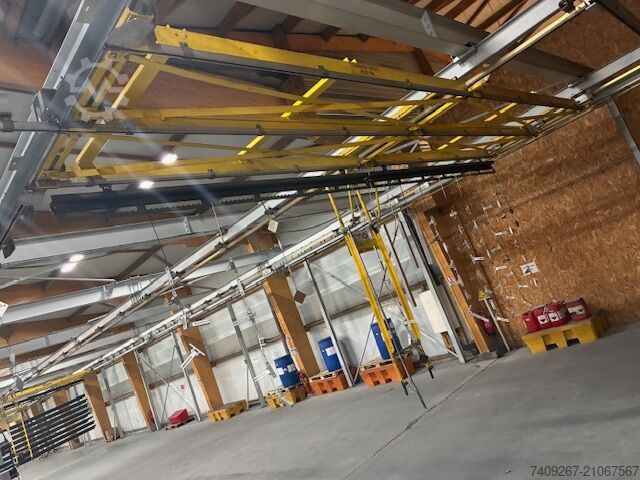 Complete powder coating line 7.2 m BEWAP MACHINE A LAQUER DE TYPE MACRO 6
