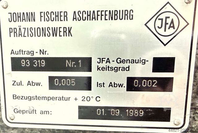 Płyta granitowa Johann Fischer Aschaffenburg 