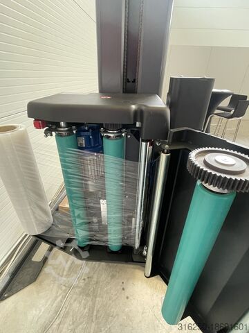 Stretch Wrapper Draaitafel Stretchen ATLANTA mit. Autom. Folienanlegen und FB MYTHO S mit Arya Mast 2400 mm 200% PreSt
