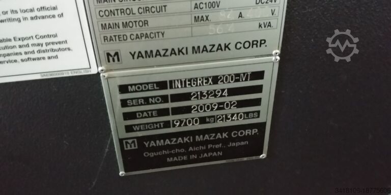 Tokarko frezarka Mazak INTEGREX 200-IV T