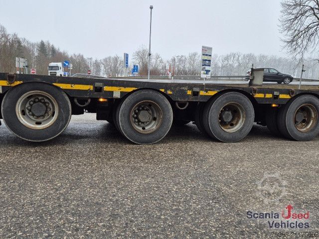 Låglastarsläpvagn Broshuis 4 AOU-16-40 4 Achs Tieflader ausziehbar !!