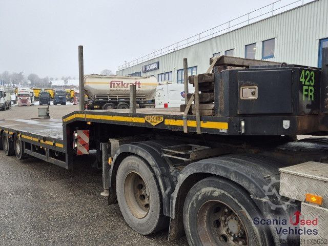 Låglastarsläpvagn Broshuis 4 AOU-16-40 4 Achs Tieflader ausziehbar !!