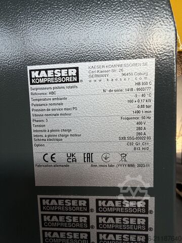Rotary piston booster KAESER HB 950 C