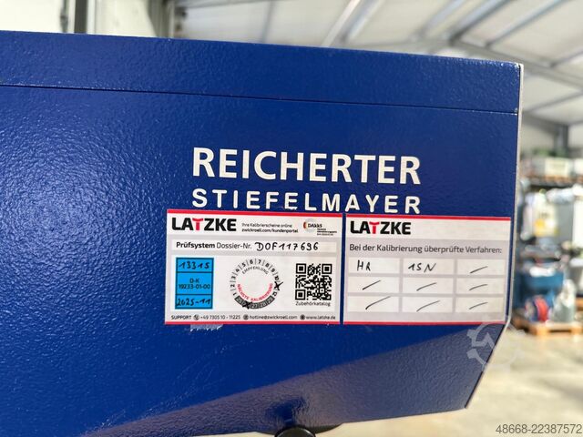 Hardness tester hardness testing machine Reicherter BRIRO VAK