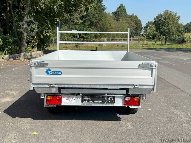 Tipper 3-sided Cheval Liberte DEBON PW2.4 LUX I E-PUMPE 300x180x35cm 2600KG