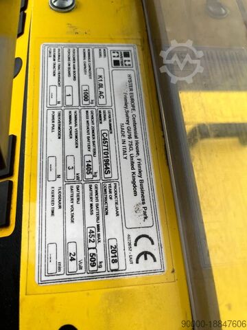 Orderverzamelmachine Hyster K1.0L 1000kg Orderpicker / heftruck / stapelaar