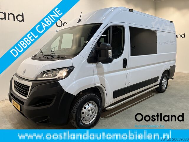 Bestelwagen dubbele cabine Peugeot Boxer 2.2 BlueHDi L2H2 140 PK DC Dubbel Cabine ...