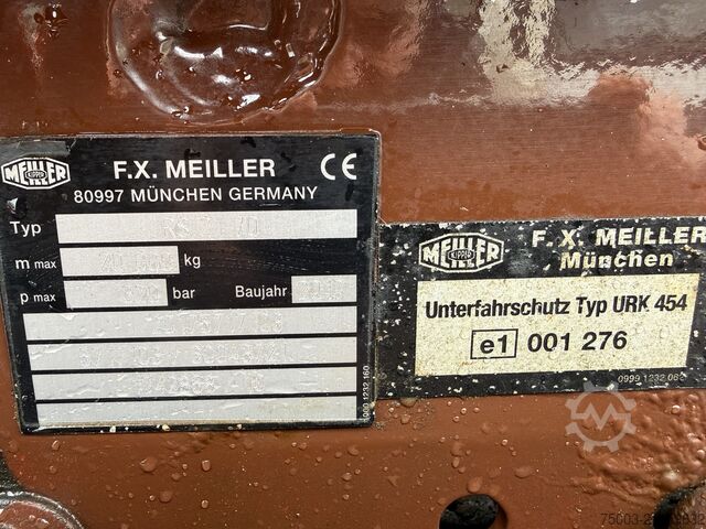 Tipper truck Daf XF510 6X2*4 Haken Meiller RS21