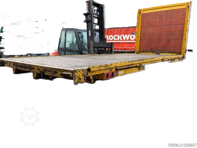 Swap body open Krone BDF 7,45m Lochleiste Teleskopstützen