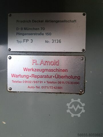 Fresatrice universale convenzionale DECKEL FP3 3136