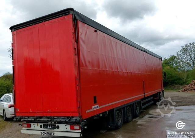 Open semitrailer with tarp SCHMITZ CARGOBULL SCS 24/L - 13.62 Mega
