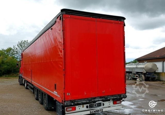 Open semitrailer with tarp SCHMITZ CARGOBULL SCS 24/L - 13.62 Mega