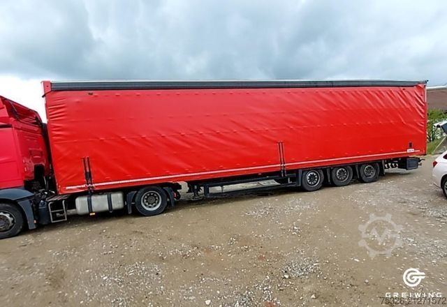 Open semitrailer with tarp SCHMITZ CARGOBULL SCS 24/L - 13.62 Mega