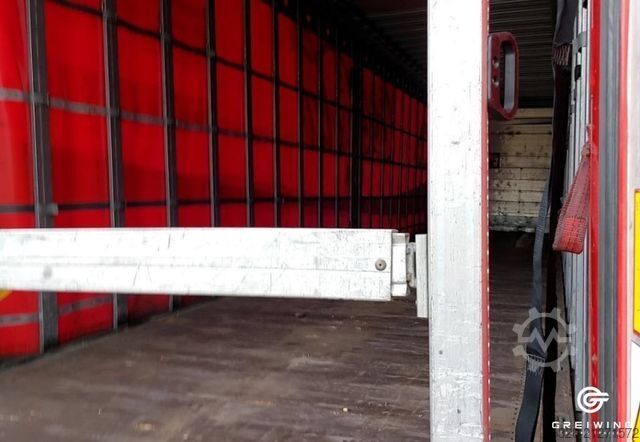 Open semitrailer with tarp SCHMITZ CARGOBULL SCS 24/L - 13.62 Mega